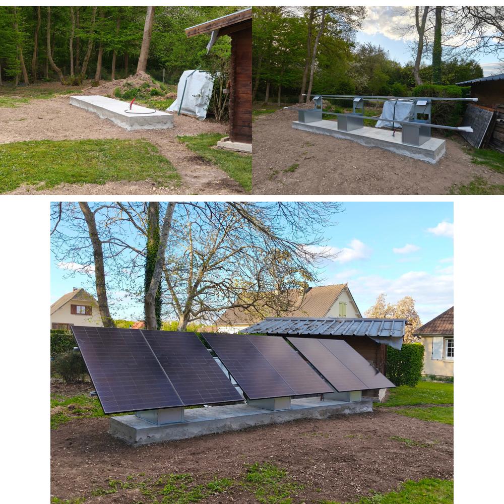 Installation de panneau solaire