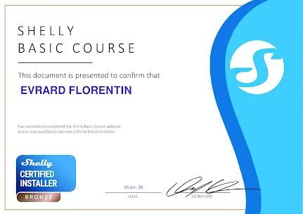 Installateur certifié Shelly à Saint-Quentin-la-Motte-Croix-au-Bailly